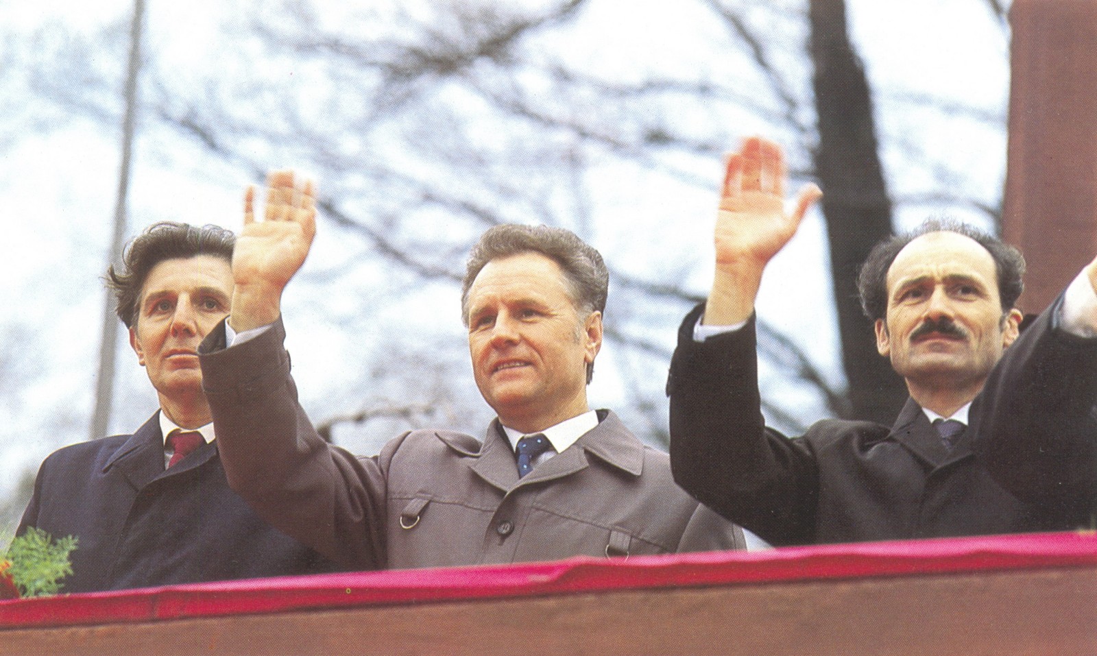 На трибуне площади в Тирасполе